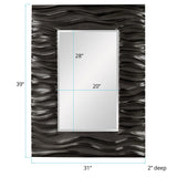 Zenith Mirror - Glossy Black