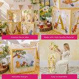 Honey Bear Baby Block Boxes for Baby Shower Decor