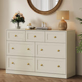 7 Drawer Dresser, 47'' Wide Modern Chest of Drawers