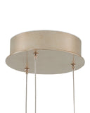 Beehive 3-Light Round Multi-Drop Pendant