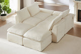 DERVAL 101" 6-Seater Sofa