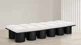 Pavilion - 12 Piece Modular Bench With Black Base