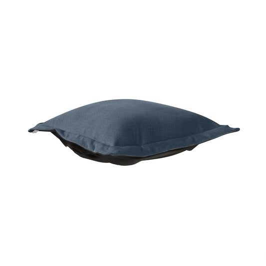 Puff Ottoman Cover Qivuit Blue