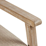 Wholesale Modern Farmhouse Wood Armchair Living Room Accent Chair