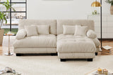 CLOUDIES 94" Loveseat with 1 Ottoman