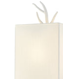 Baneberry White Wall Sconce, Left