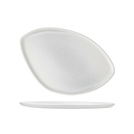 Iceland Thermal White Triangle Platter 13x9"