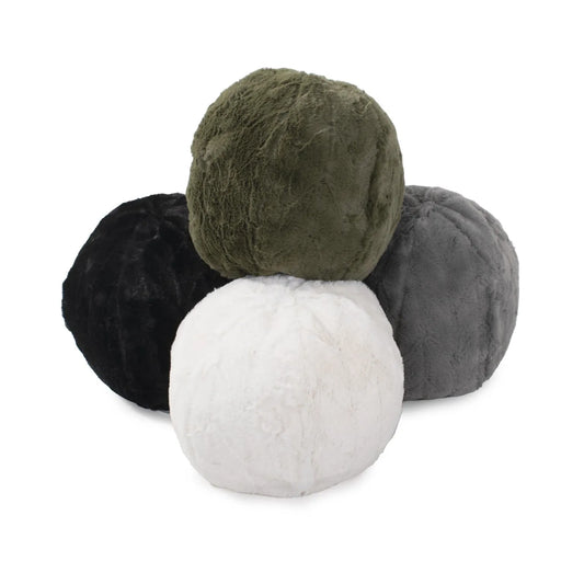 Angora natural Round Pillow