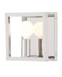 Quadrato Nickel Wall Sconce