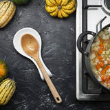 Kook Ceramic Spoon Rests Set of 2, 9.5-Inch