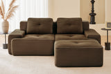 CORDELIA 82" Loveseat with 1 Ottoman