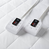 Microfiber 10 Heat Setting Heated Quilted Mattress Pad