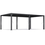 12'x20' Adjustable Louvered Pergola For Patio, Aluminum