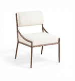 Bastille - Upholstered Dining Side Chair (Set of 2) - Bronze Frame