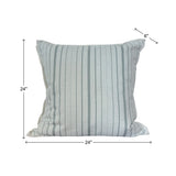 Bayeta Fog 24x24 Pillow