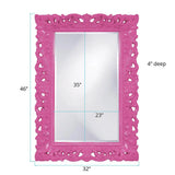 Barcelona Mirror - Glossy Hot Pink
