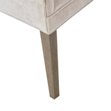 [Set of 2] All-Over Welting Dining Chair, Cream *
