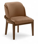 Navo - Vegan Leather Upholstered Dining Chair - Brown