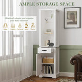 Wholesale 75'' Tall Storage Cabinet with LED Light