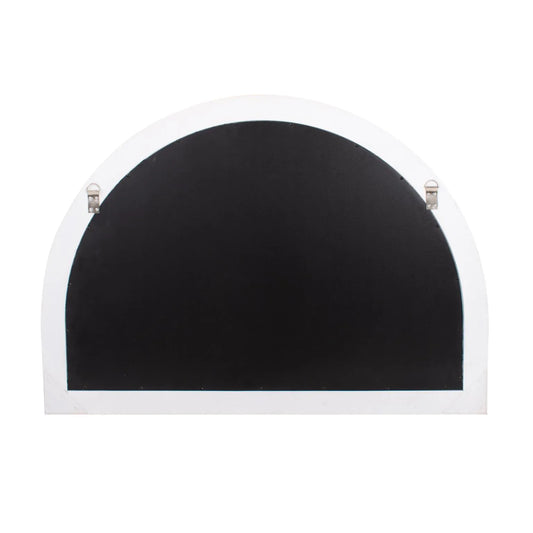 George Arched Mirror White