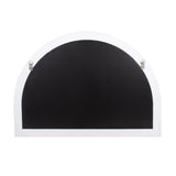 George Arched Mirror White