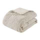 3-Piece Oversized Cotton Matelasse Comforter Set
