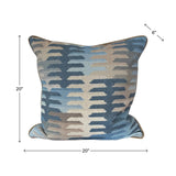 Navajo Navy 20x20 Down Filled Pillow