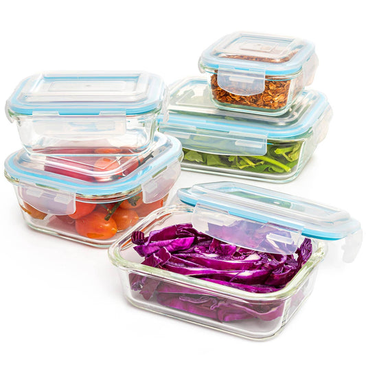 Moss & Stone 10-Pc Glass Food Container Set