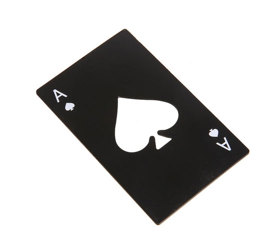 Poker Card Bottle Opener Stainless Steel Tool