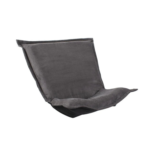 Puff Chair Cover Pana Charcoal/Natural -Cover Only