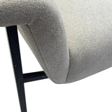 Curved-Back Modern Accent Chair, Beige*