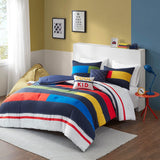 Cool Kid Color Block Comforter Set