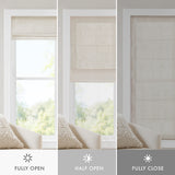 Total Blackout Cordless Roman Shade Linen