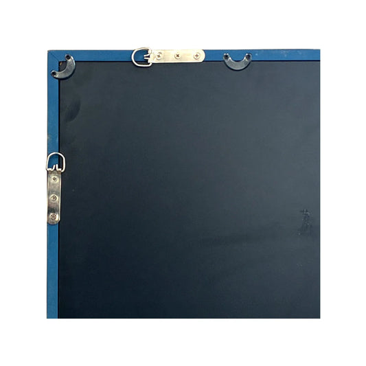 Willow Scalloped Mirror Blue
