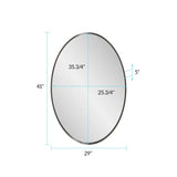 Steele Oval Mirror