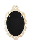 French D' Amboise Collection of Silver Petite Mirrors- Oval