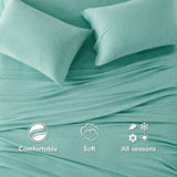 Jersey Knit All Season Sheet Set, Teal