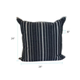 Bayeta Graphite 24x24 Pillow
