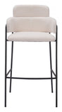 Marcel Barstool (Set of 2) Cream