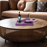 Saint Tropez Square Tray Set of 2 - Cherry