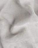 Light gray medium weight linen fabric (180 g/m2)