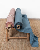 White wide medium weight linen fabric