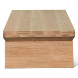 Anvil 58" Coffee Table in Natural Oak