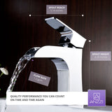 ANZZI Forza Elegant Low-Arc Faucet (4.29" H), Single Hole, WaterSense Certified, Rhino Alloy Solid Brass, Various Finishes