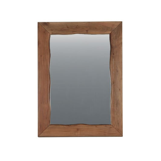 Aspen 43" Mirror Frame in Smoked Acacia