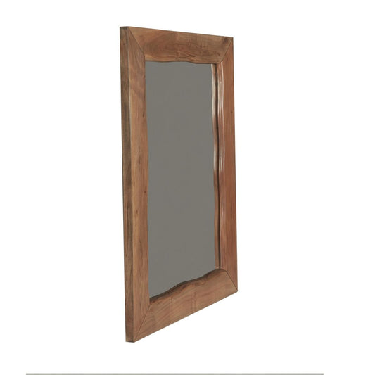 Aspen 43" Mirror Frame in Smoked Acacia