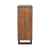 Aspen 34" Tall Chest in Smoked Acacia