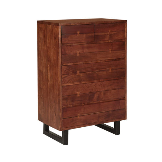 Aspen 34" Tall Chest in Walnut