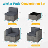 All Weather Outdoor 7-Piece Patio Furniture Set