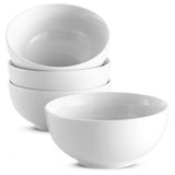 Kook Ceramic Cereal Bowls, 20 oz, Set of 4